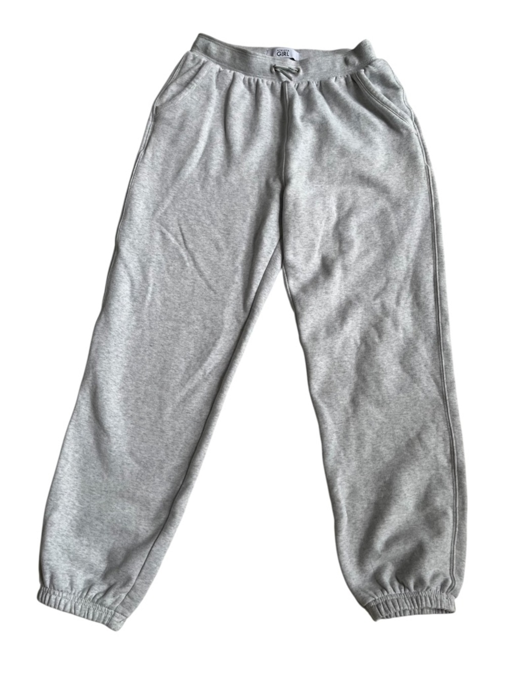 Athleta Girl Retroactive Jogger Stretch Pants Fleece Gray Girl’s Large 12